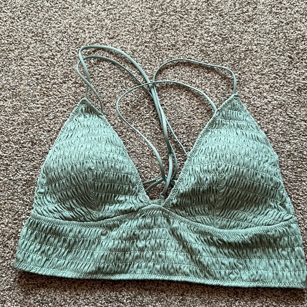 VS mint green bralette size L